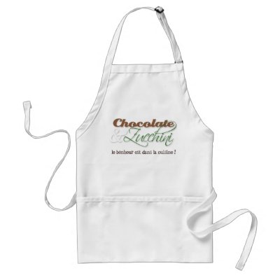Chocolate & Zucchini Apron by clotildenet