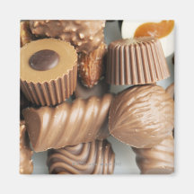 chocolates refrigerator magnet