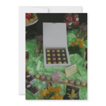 Chocolatier and Patisserie window, Basel Custom Invites