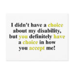 Choice Post Card