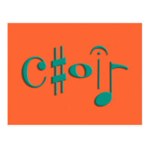 choir postcard
