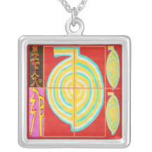CHOKURAY Gold with Reiki Symbols Custom Jewelry