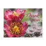 Cholla Bloom "Thank You" Postcard