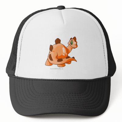 Chomby Orange Trucker Hat by neopets