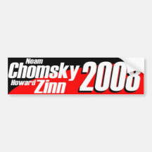 Chomsky \ Zinn 2008 Adhésifs Pour Voiture