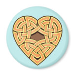 Chonoska Heartknot Round Magnet