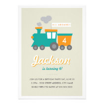 Choo Choo Birthday Party Invitation invitations