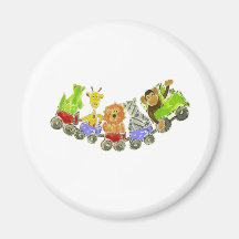 Choo Choo Critters Fridge Magnet