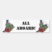 Choo Choo Train Bumper Stickers