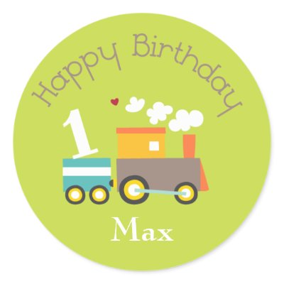 Choo Choo Train Cupcake Toppers/Stickers by sweettoothstudio