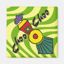 choo choo Train Diamond Magnet