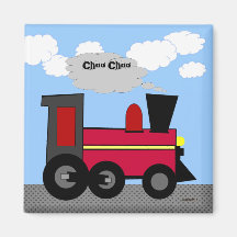 Choo Choo Train Fridge Magnet