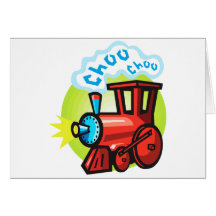Choo Choo Train Greeting Card