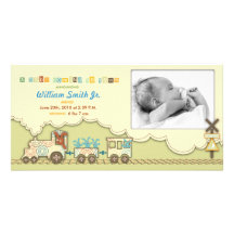 Choo Choo Train Photo Card