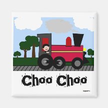 Choo Choo Train Refrigerator Magnet