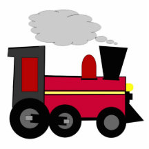 Choo Choo Train Sculpture Cut Outs