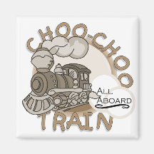 Choo Choo Train Tshirts and Gifts Fridge Magnet