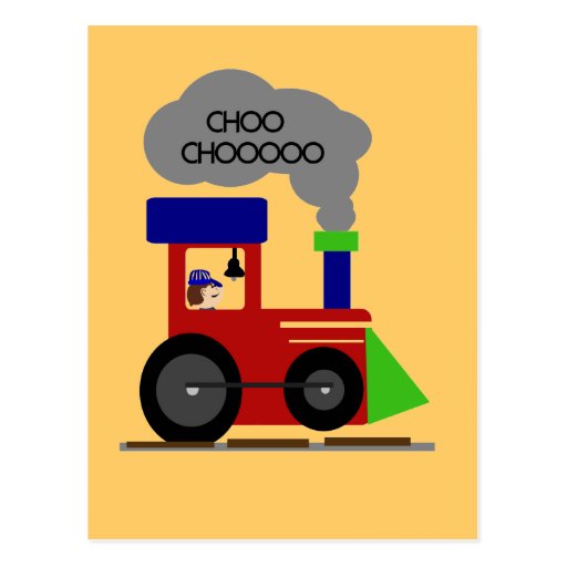 Choo Choo Train tshirts and Gifts Postcard