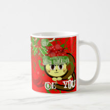 Choose Background Colour-Merry Chri... - Customize Coffee Mug