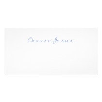 Choose Jesus (Car Chrome) Photo Card Template