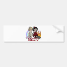 Choose Wisely Angel Devil Girls Bumper Sticker