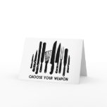 Choose Your Weapon Cards