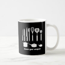 choose your weapon mug