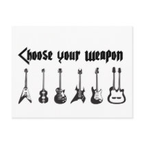 Choose Your Weapon Post Cards