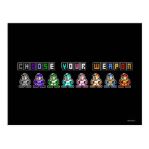 Choose Your Weapon Postcard