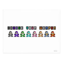 Choose Your Weapon Postcard