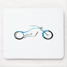 Chopper Dreaming Cyan The MUSEUM Zazzle Gifts Mouse Pad