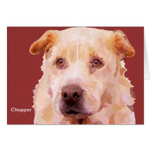 Chopper FFF Dog Greeting Card