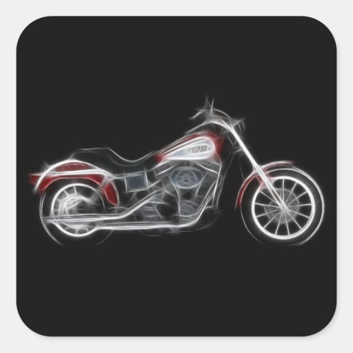 Chopper Hog Heavyweight Motorcycle Sticker