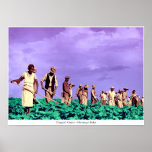 Chopping Cotton Print