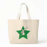 chopstick rabbit canvas bag