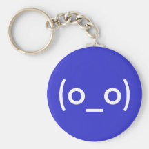 Choqué (smiley japonais) porte-clé