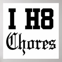 chores poster