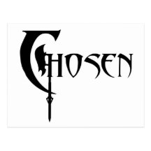 Chosen (Vertical Scythe) Postcard