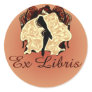 Chou Chou Round Bookplate Stickers