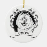 CHOW CHOW (2) ORNAMENT