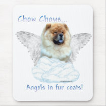 Chow Chow Angel Mouse Mats