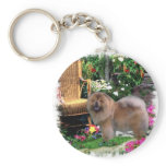 Chow Chow Art Gifts Keychains