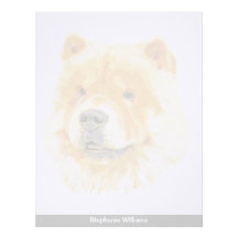 Chow Chow dog Letterhead