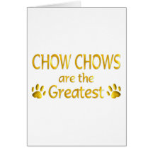 Chow Chow Greeting Card
