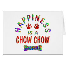Chow Chow Happiness Card