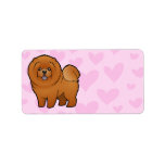 Chow Chow Love Personalized Address Label