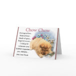 Chow Chow Puppy Art Gifts Greeting Card