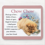 Chow Chow Puppy Art Gifts Mouse Mats