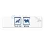 Chow Chow Rough-Coat Bumper Sticker