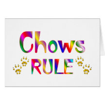 Chows Rule Cards